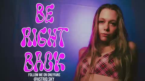 Astrid Sky online show from January 18, 4:09 am