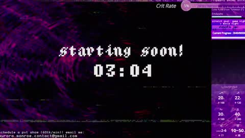 Aurora  Aura online show from December 14, 4:01 am