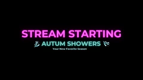 Autum Showers online show from March 19, 5:39 pm
