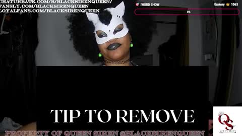 Queen Siren online show from October 26, 10:11 am