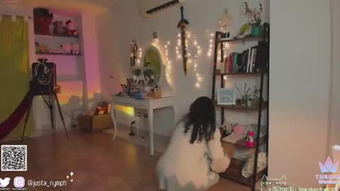   Im Nym  Justa nymph on twitter and IG online show from January 21, 2:54 am