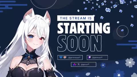 GenevieveXO online show from March 23, 6:25 pm