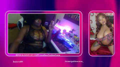 Goddess Cocoa online show from September 11, 7:09 am