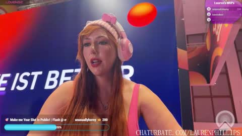 Lauren Phillips online show from September 25, 10:25 am