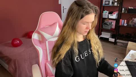 Lucie hot follow me on  online show from February 3, 8:46 am