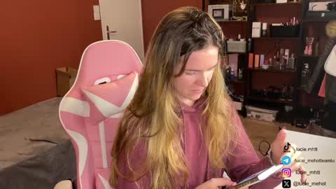 Lucie hot follow me on  online show from December 3, 10:48 am