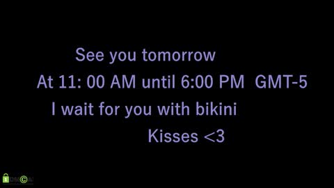 Maya online show from October 4, 8:35 pm