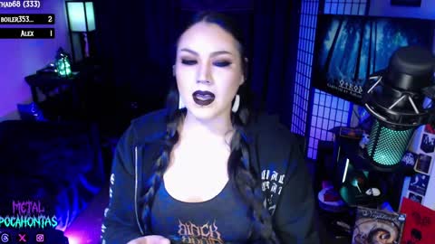 MetalPocahotass online show from February 3, 3:09 am