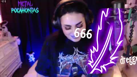 MetalPocahotass online show from October 21, 11:31 pm