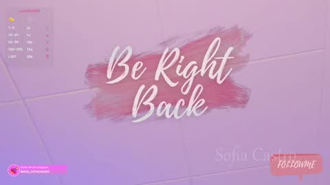 Sofia Castro online show from February 5, 11:44 am