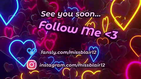 MissBlair online show from February 5, 2:08 am