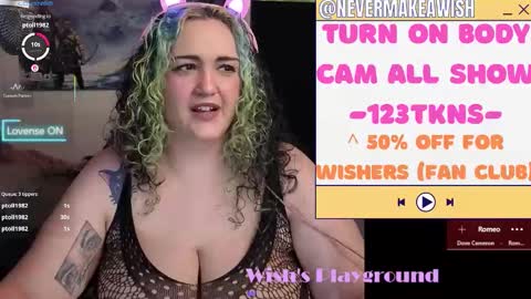 Wishs Playground online show from March 11, 2:09 pm