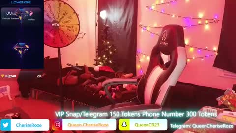 Queen Cherise Roze online show from December 17, 1:29 am