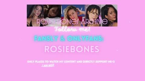 Rosie Bones online show from January 6, 12:37 am