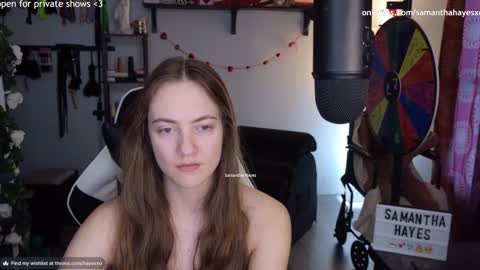 The Real Samantha Hayes haha  online show from February 17, 11:11 pm