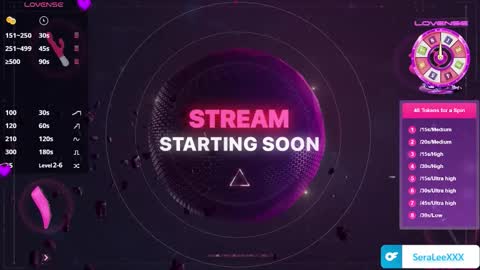 SeraLeeXXX online show from December 14, 8:58 pm