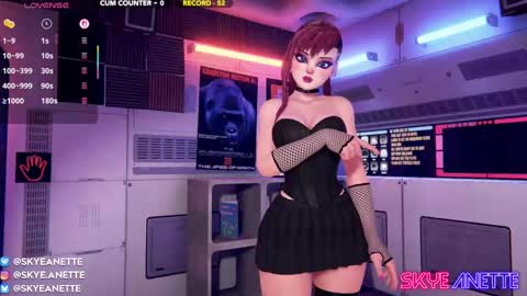 SkyeAnette online show from February 24, 2:06 am