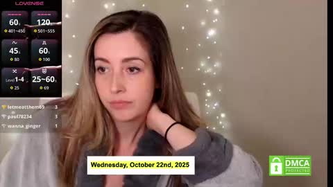 Mia online show from October 23, 1:33 am