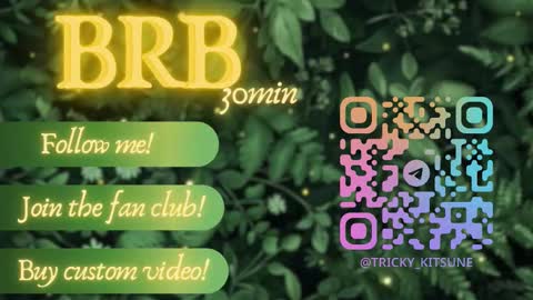 trickykitsune online show from March 13, 3:02 pm