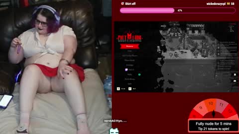 Nerdykitty online show from February 15, 7:51 am