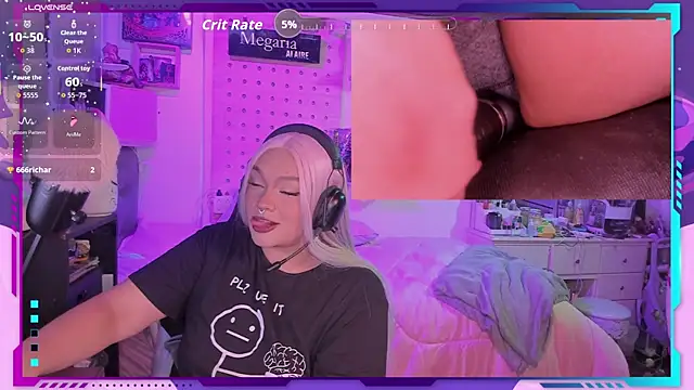 MegariaB online show from October 3, 3:44 am