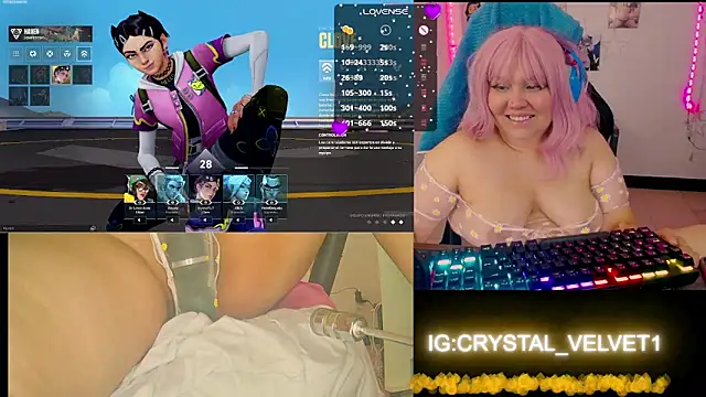 crystal7u7 online show from September 9, 9:58 pm