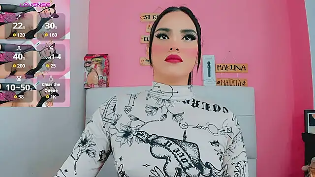 valentina princess  online show from March 14, 1:50 am