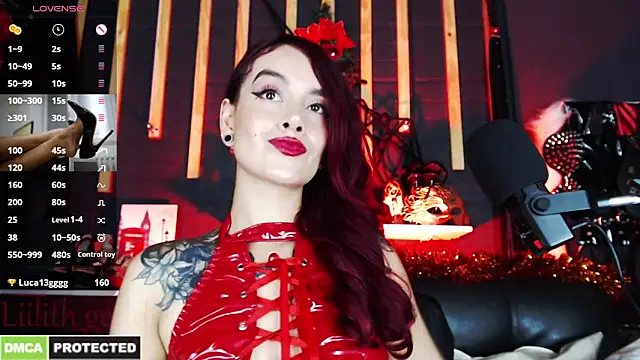 Liilith goddess  online show from December 13, 11:10 pm