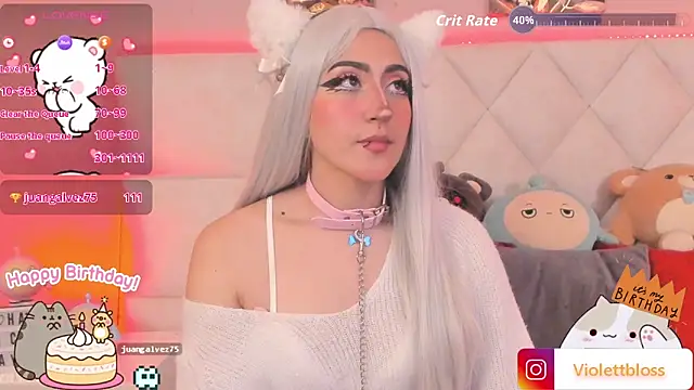 Violettbloss online show from October 17, 4:27 am