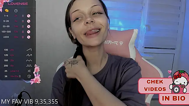 shy melony online show from October 10, 9:20 pm