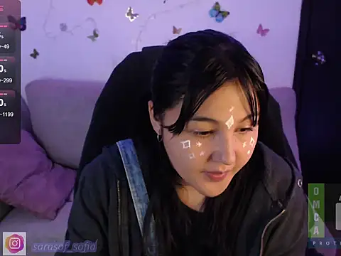 sara sof  online show from October 23, 2:06 am