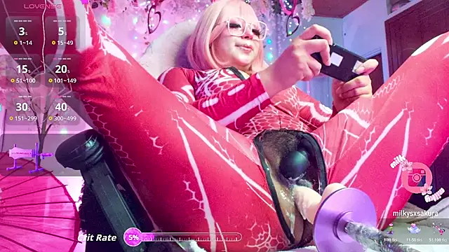 MilkyXSakura online show from August 8, 5:26 am