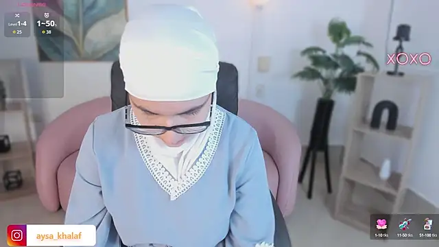 Ayha khalaf online show from October 15, 1:19 am