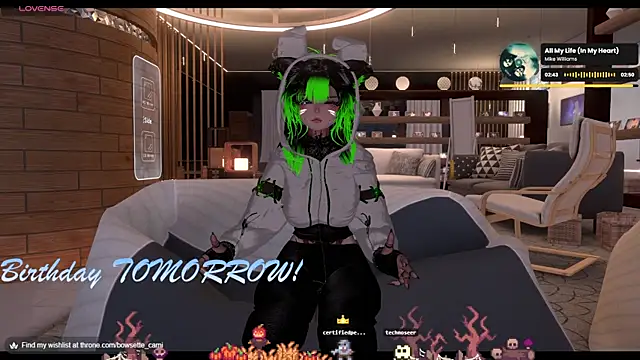 Bowsette Cami online show from October 24, 4:03 pm