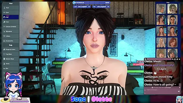 SonaBoobvelle online show from April 13, 12:17 pm