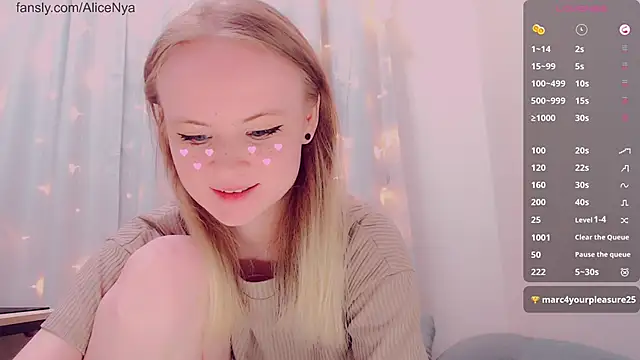 AliceNya cute online show from February 12, 5:53 am