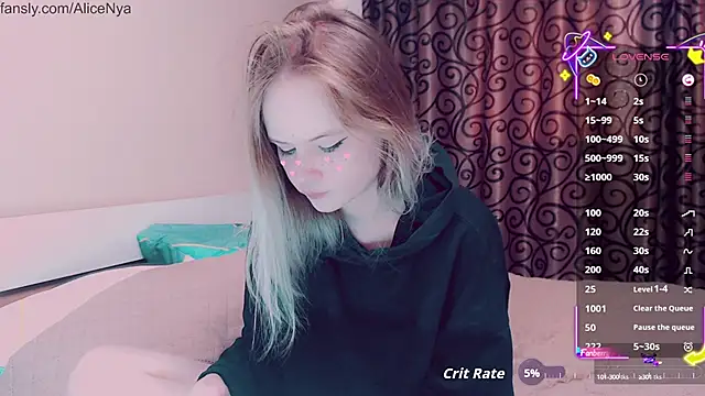 AliceNya cute online show from October 17, 5:43 am