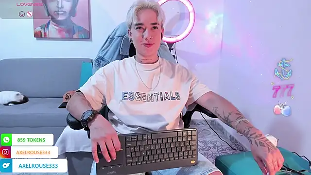 AxelRouse3 online show from April 6, 2:55 am