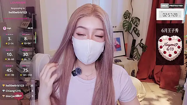 nayomi 34f online show from June 8, 6:58 am