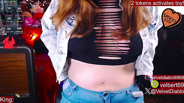 VelvetDiablo online show from October 21, 12:14 am