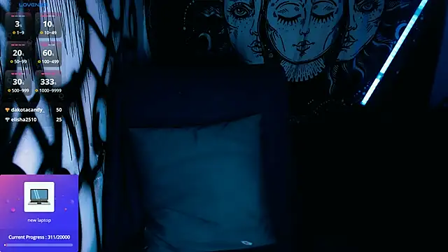 Marieblueeyes online show from April 22, 5:59 am