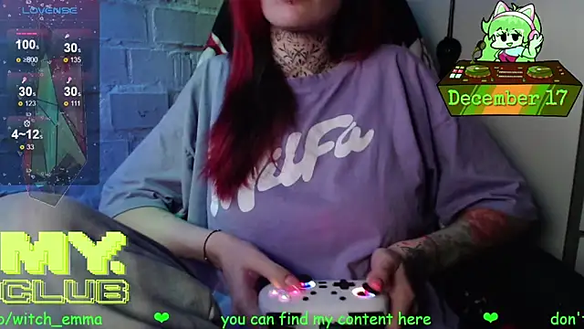 Witch Emma online show from December 17, 10:19 am