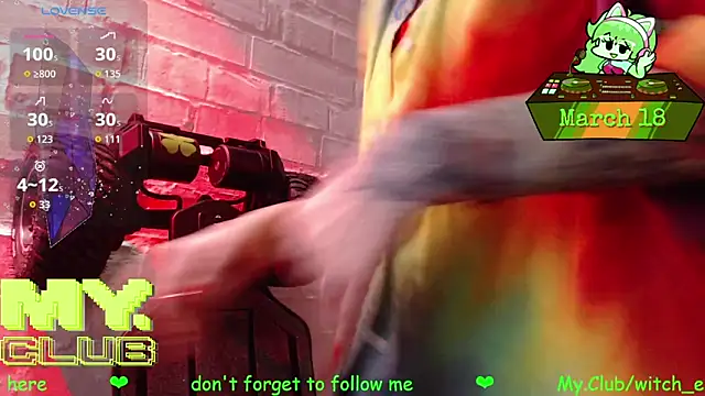 Witch Emma online show from March 18, 9:36 am