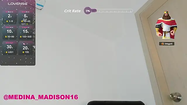 Madison Medina online show from September 13, 9:01 pm